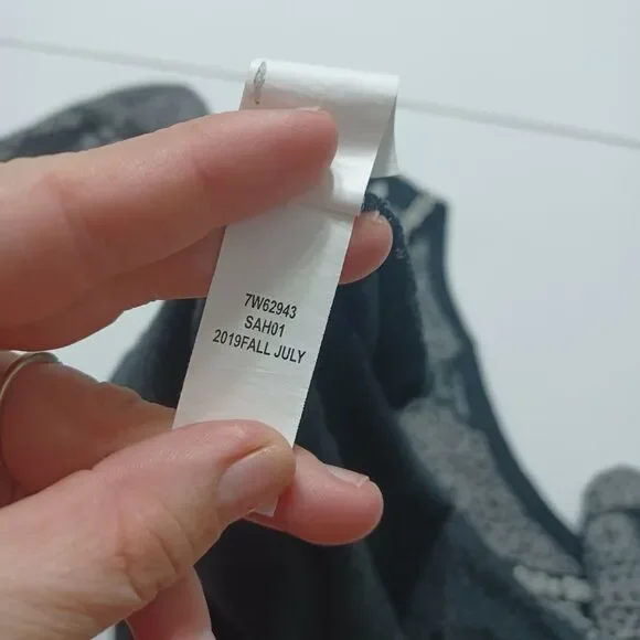 Lucky Brand Womens S Boho High Low Split Back Black Embroidered Paisley Shirt - Picture 6 of 12